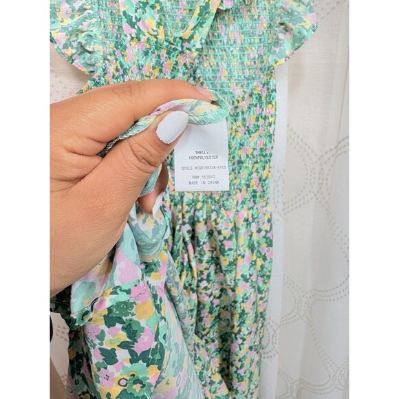 Code x Mode Smocked Maxi Sun Dress Size L - Picture 7 of 10